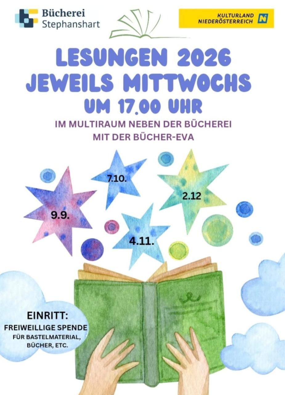 Lesungen mit der Bücher Eva
